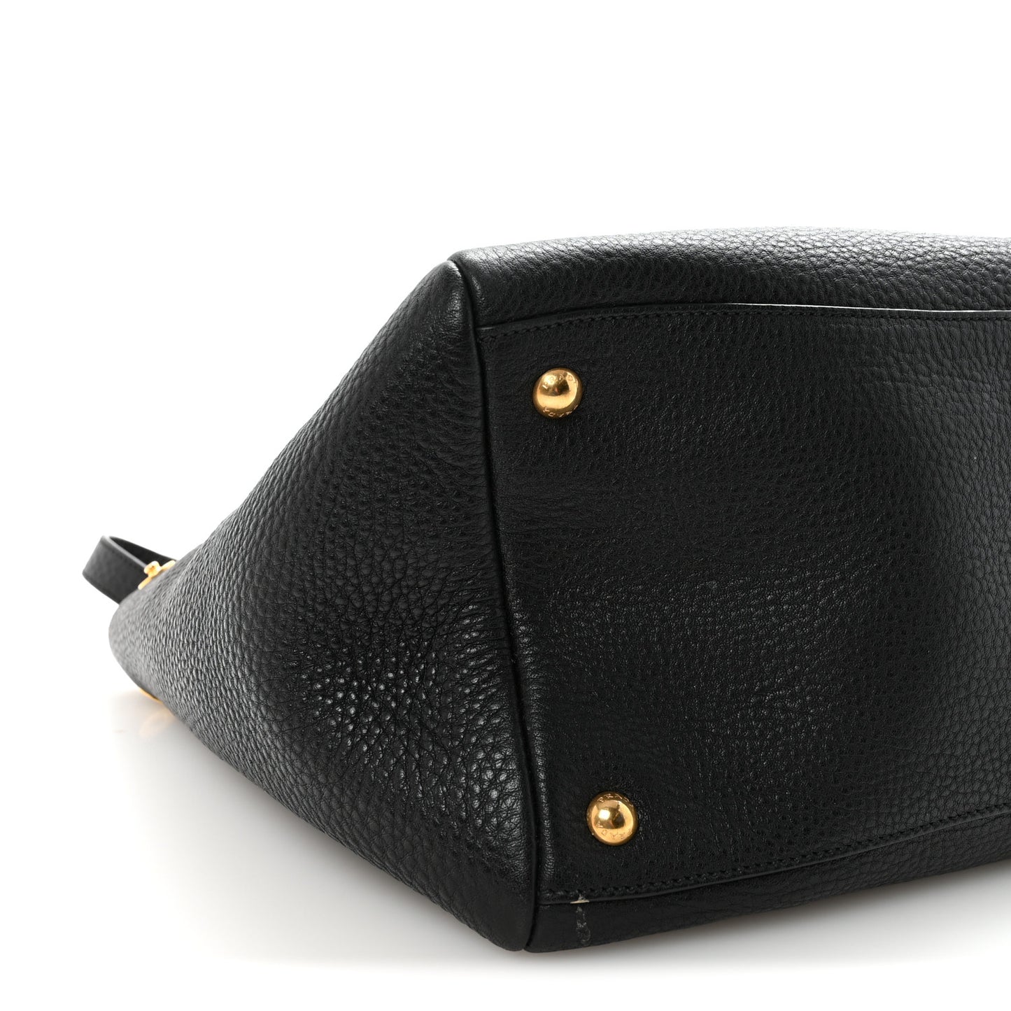 Vitello Daino Tote Black