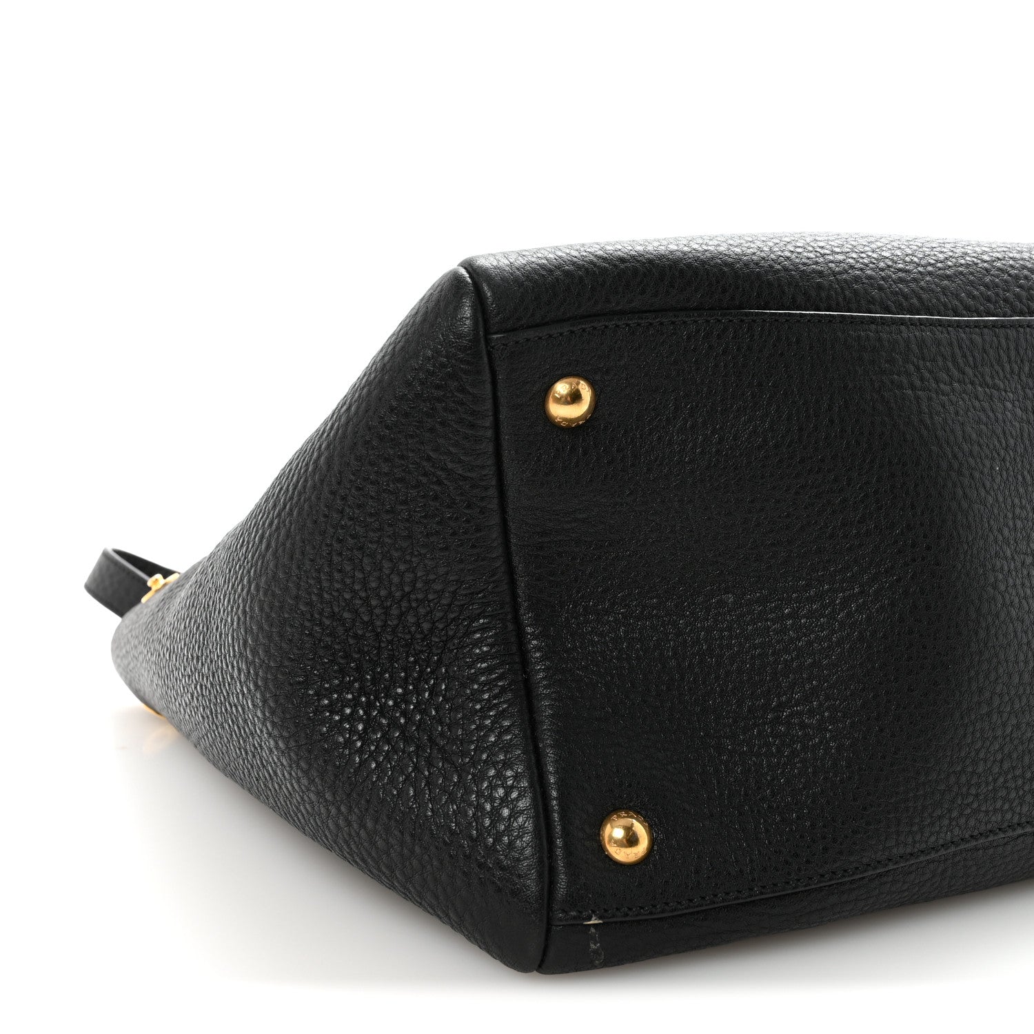 Prada Vitello Daino Tote Black 8 of 9