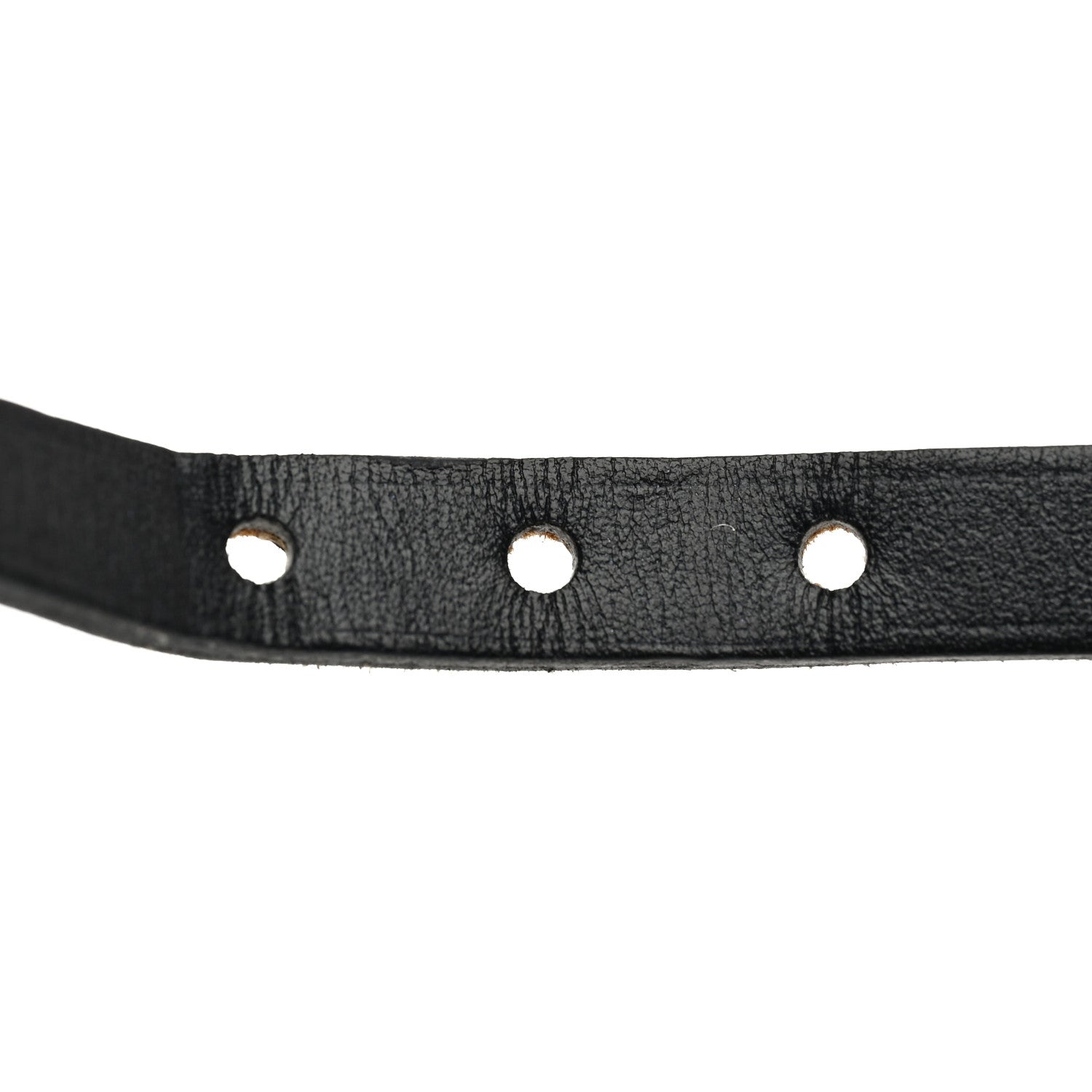 Hermes Chamonix Hapi 3MM Triple Tour Wrap Bracelet S Black Fauve 4 of 10