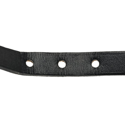 Hermes Chamonix Hapi 3MM Triple Tour Wrap Bracelet S Black Fauve 4 of 10