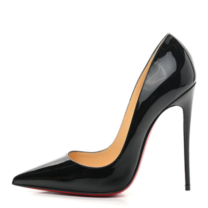 Christian Louboutin Patent So Kate 120 Pumps 38 Black 1 of 9