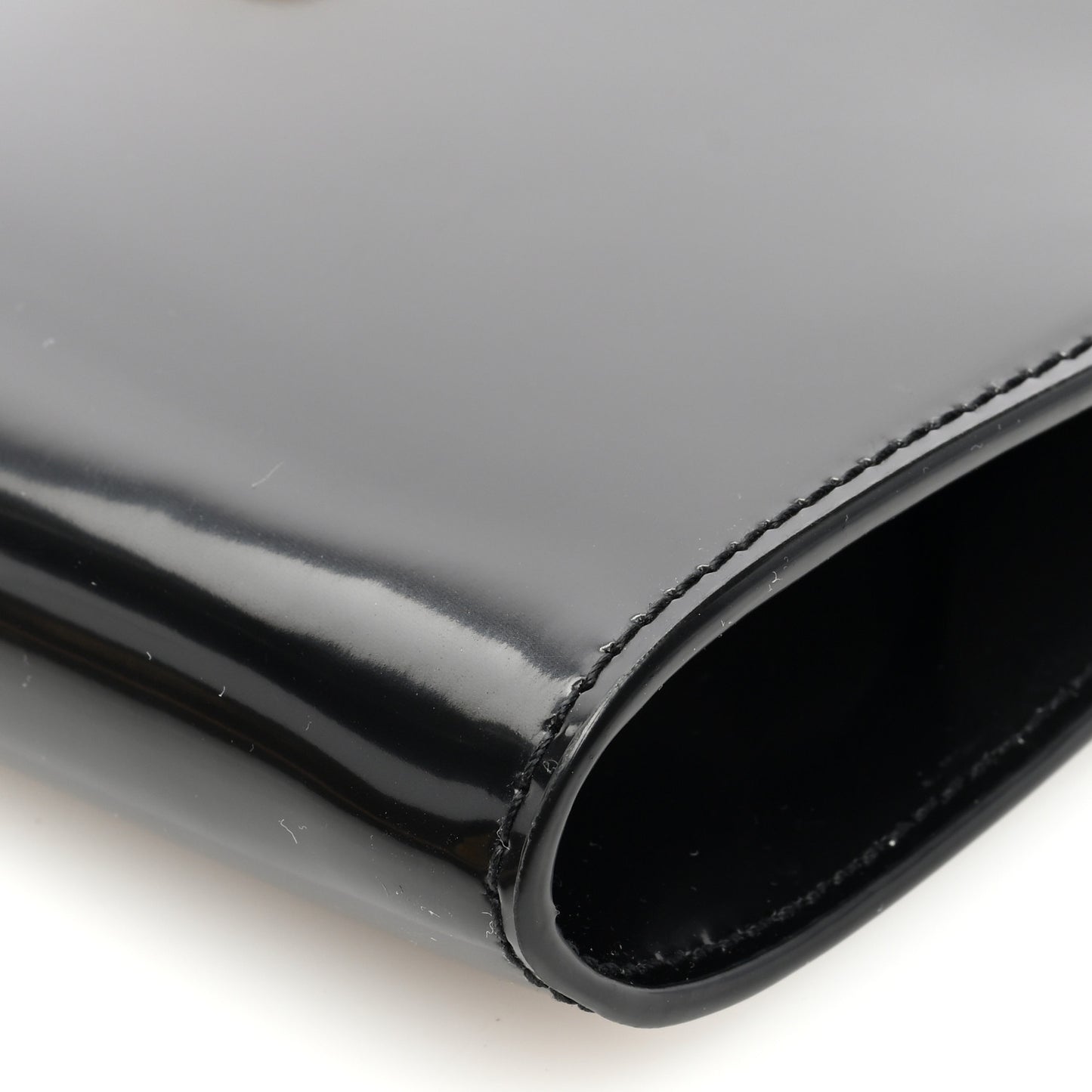 Patent Daria Clutch Black