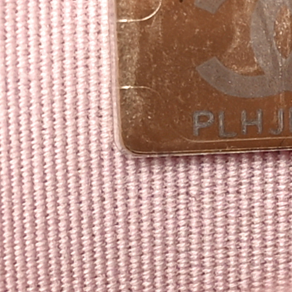 Lambskin Quilted CC Camellia Crush Wallet on Chain WOC Pink