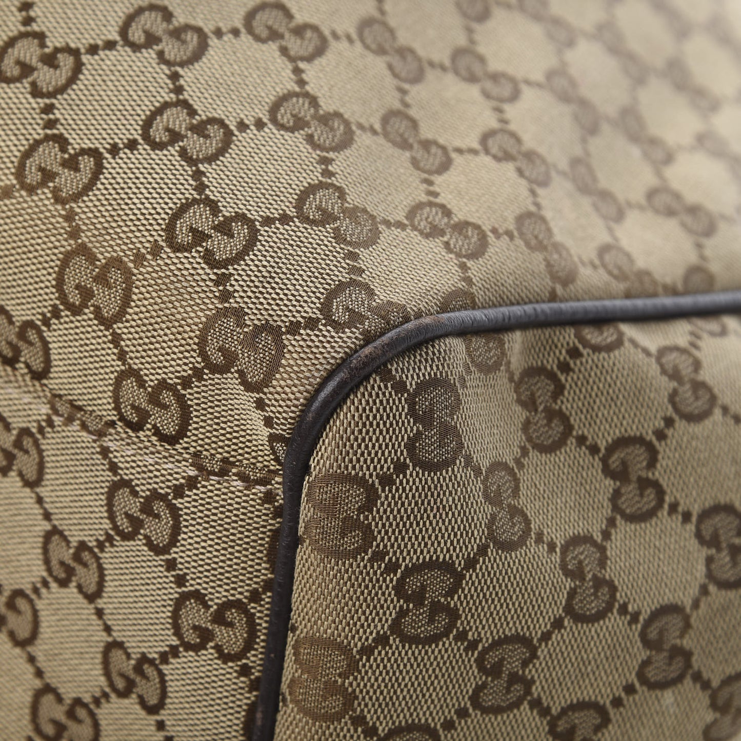 Monogram Dollar Calfskin Large Sukey Tote Beige Ebony Testa di Moro