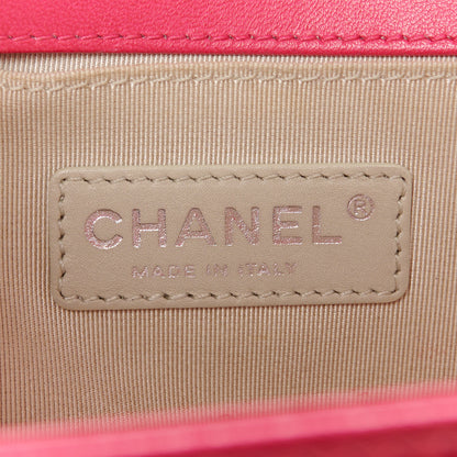 Chanel Calfskin Quilted Medium Boy Flap Pink 6 of 14