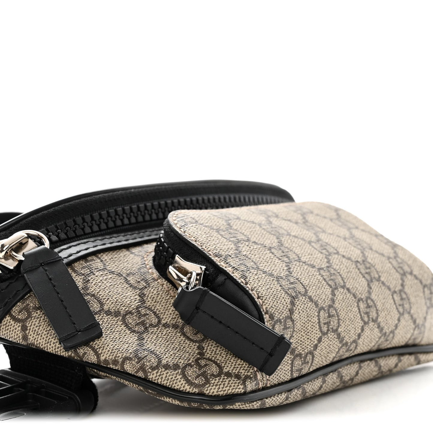 GG Supreme Monogram Belt Bag Black