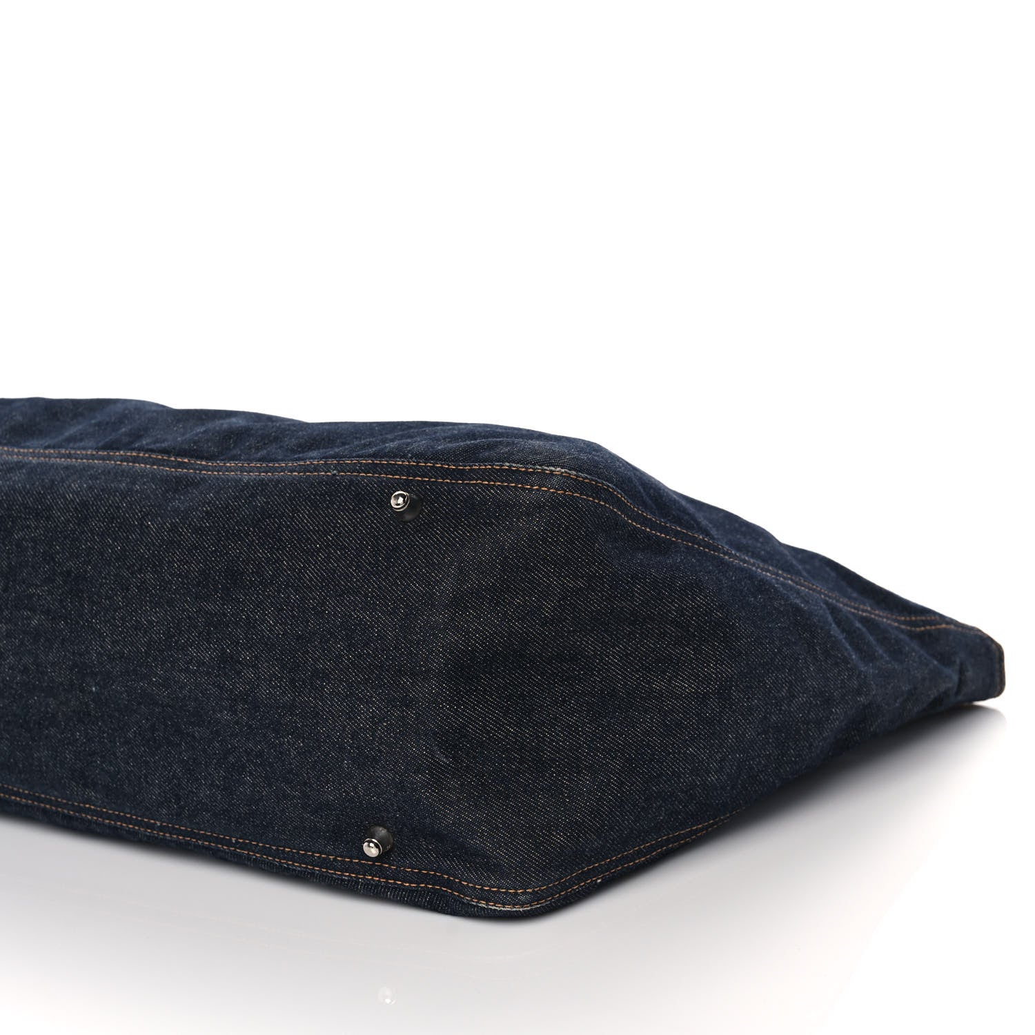 Fendi Denim Holdall Tote Blue 10 of 12
