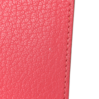 Hermes Chevre Mysore Tarmac PM Passport Holder Rose Lipstick 10 of 10