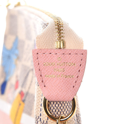 Louis Vuitton Damier Azur 2018 Christmas Animation Mini Pochette Accessories 6 of 8