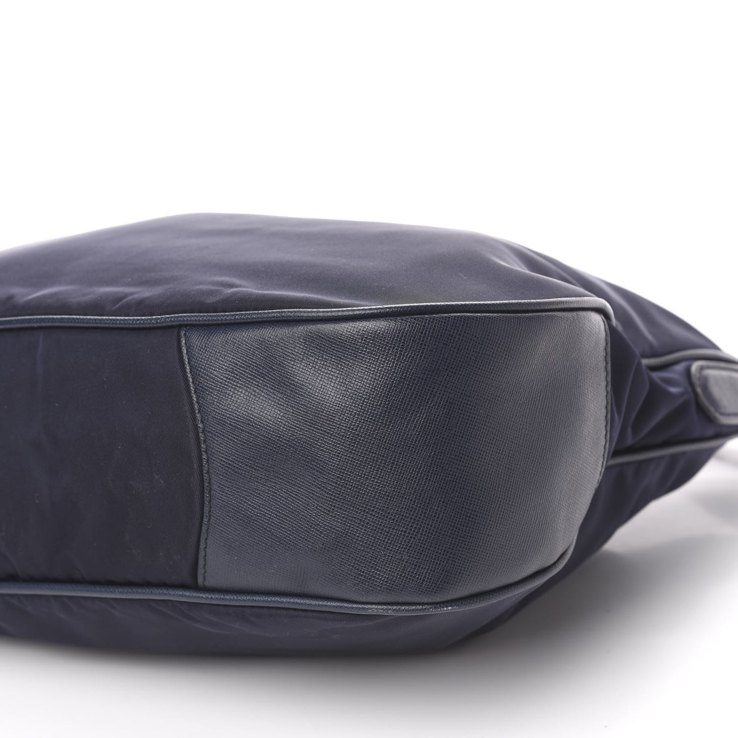 Tessuto Nylon Saffiano Hobo Baltico