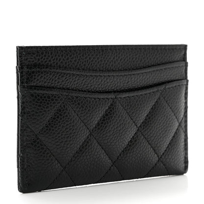 Chanel Caviar Quilted Card Holder Black 3 of 8
