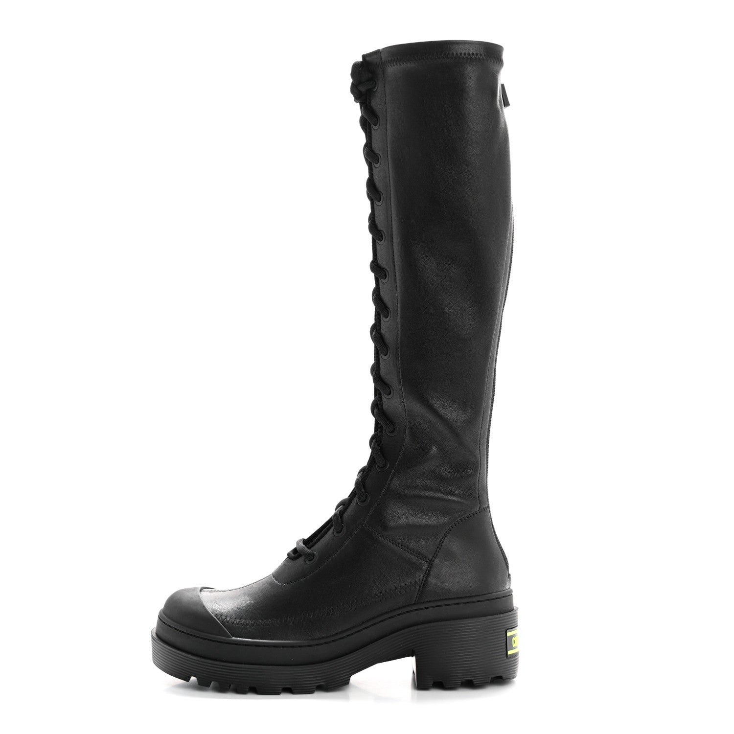 Christian Dior Nappa Stretch Dior Arcade High Boots 36 Black 1 of 9
