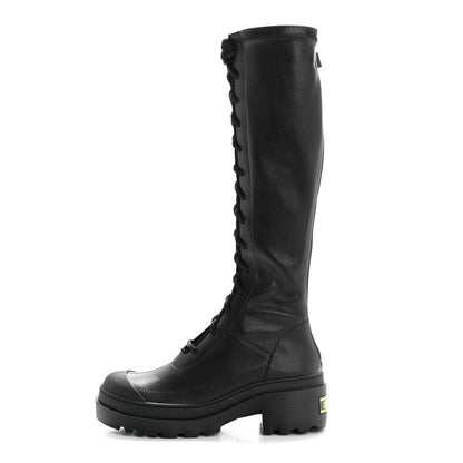 Christian Dior Nappa Stretch Dior Arcade High Boots 36 Black 1 of 9