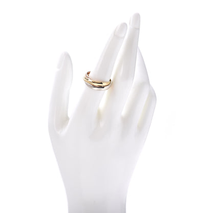 Cartier 18k Pink Yellow White Gold Les Must De Cartier Trinity Ring 55 7.25 2 of 4