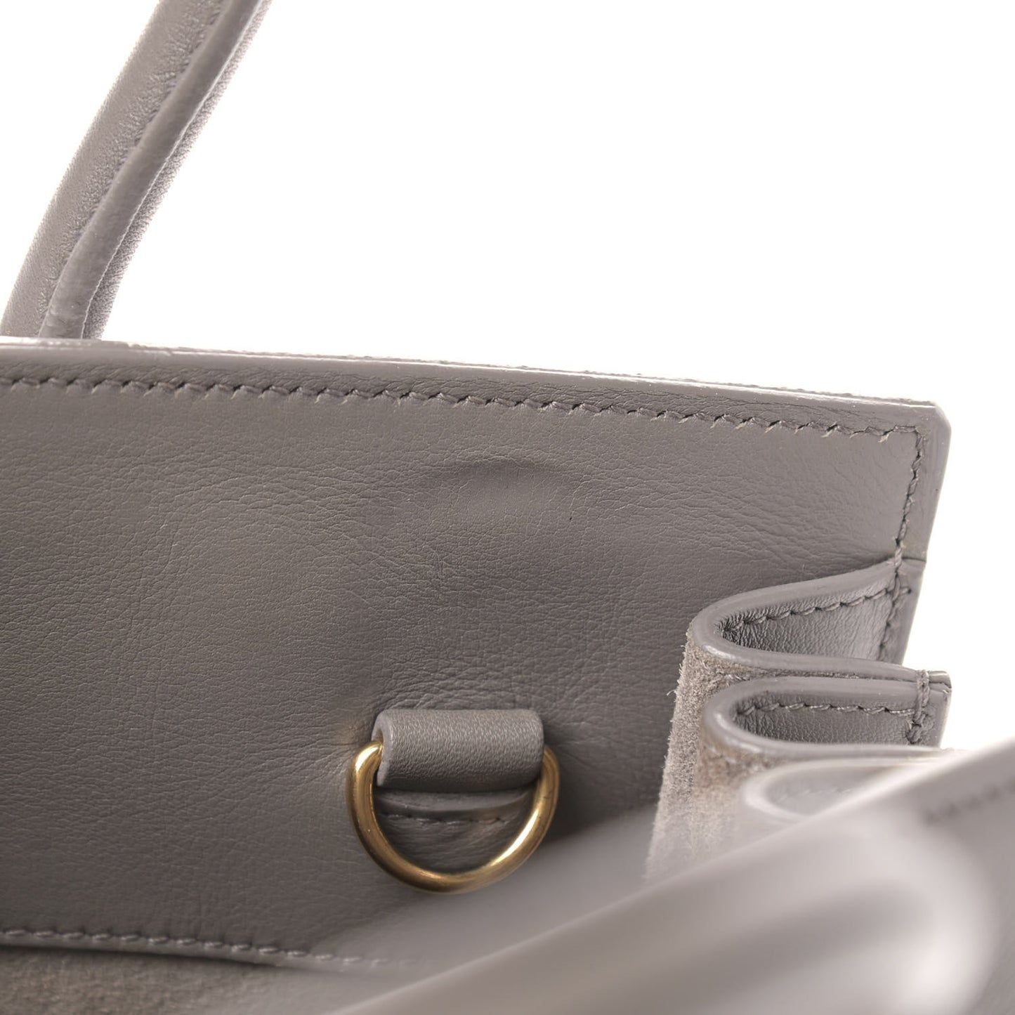 Calfskin Baby Sac de Jour Fog