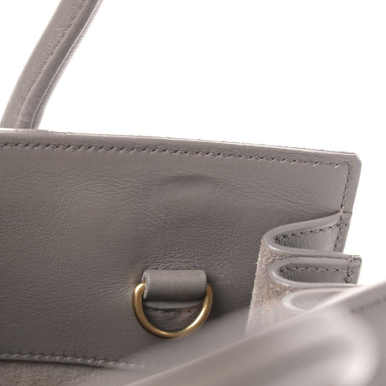 Saint Laurent Calfskin Baby Sac de Jour Fog 9 of 14