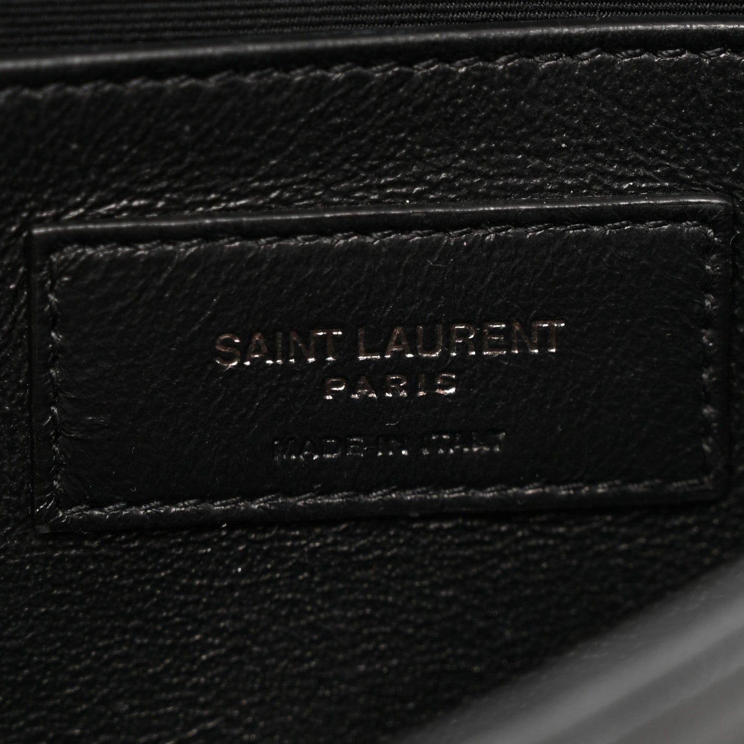 Saint Laurent Lambskin Quilted Small Becky Chain Bag Black 6 of 15