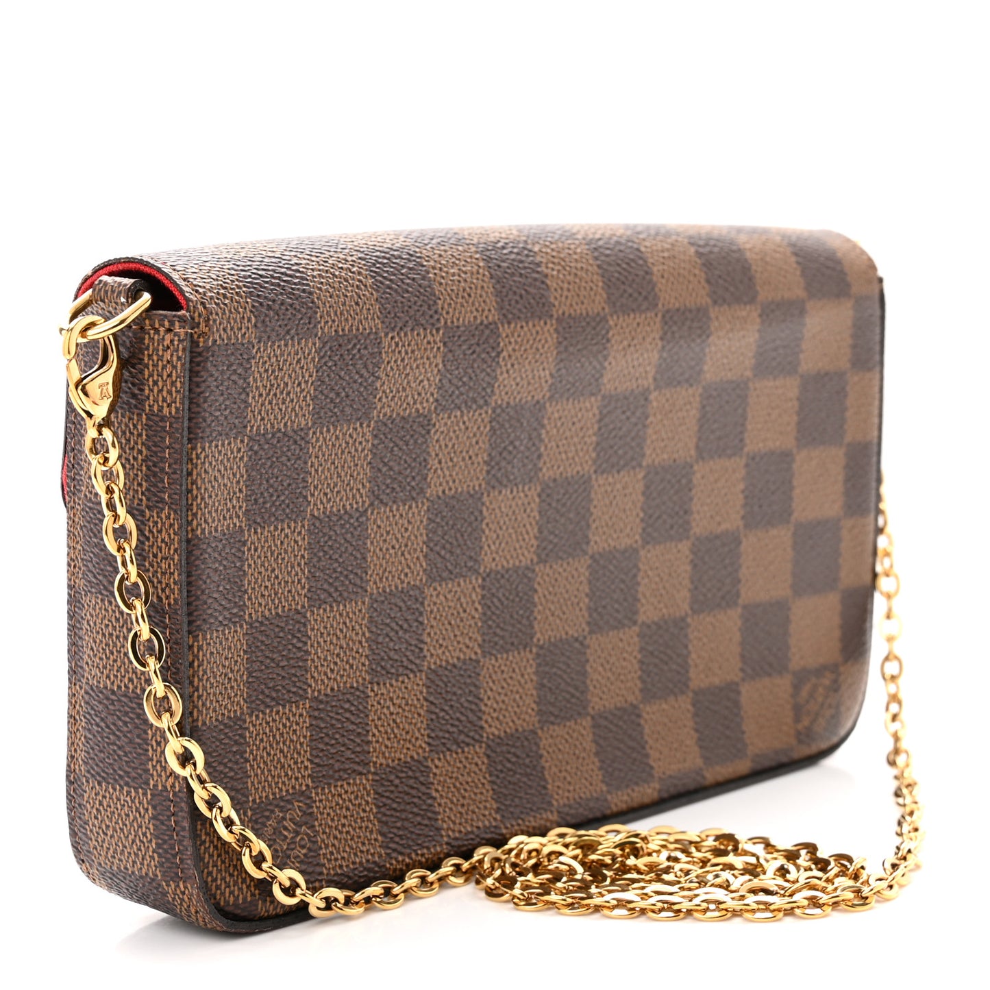 Damier Ebene Pochette Felicie Chain Wallet