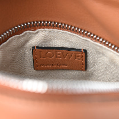 Loewe Calfskin Marine Stripe Small Puzzle Bag Tan 6 of 9