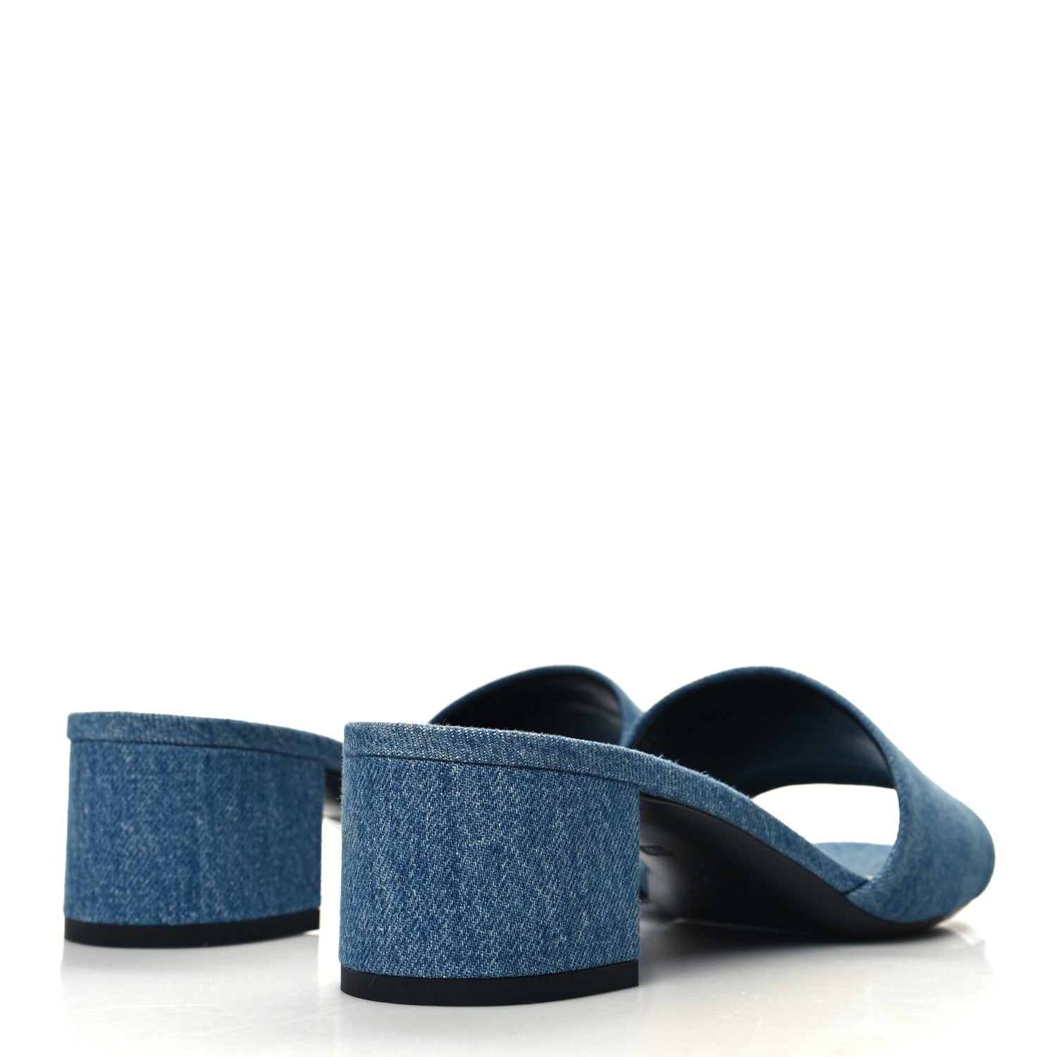 Givenchy Cotton Denim 4G Logo Mule Sandals 40 Denim Blue 4 of 9