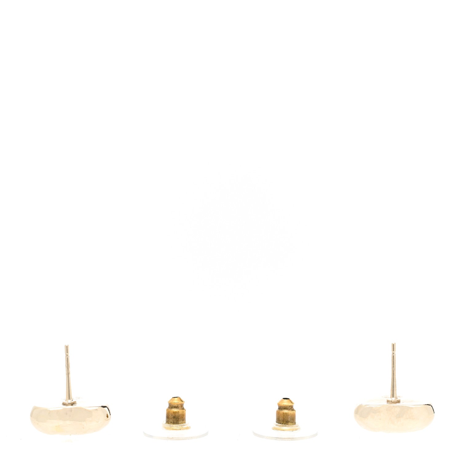 Chanel CC Heart Earrings Gold 3 of 6