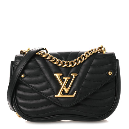Louis Vuitton Calfskin New Wave Chain MM Black 1 of 10