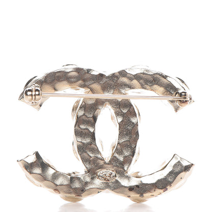 Chanel Resin CC Brooch Gold 3 of 5