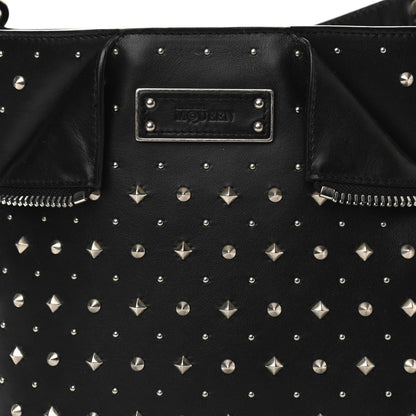Alexander McQueen Calfskin Studded Crossbody Bag Black 7 of 15