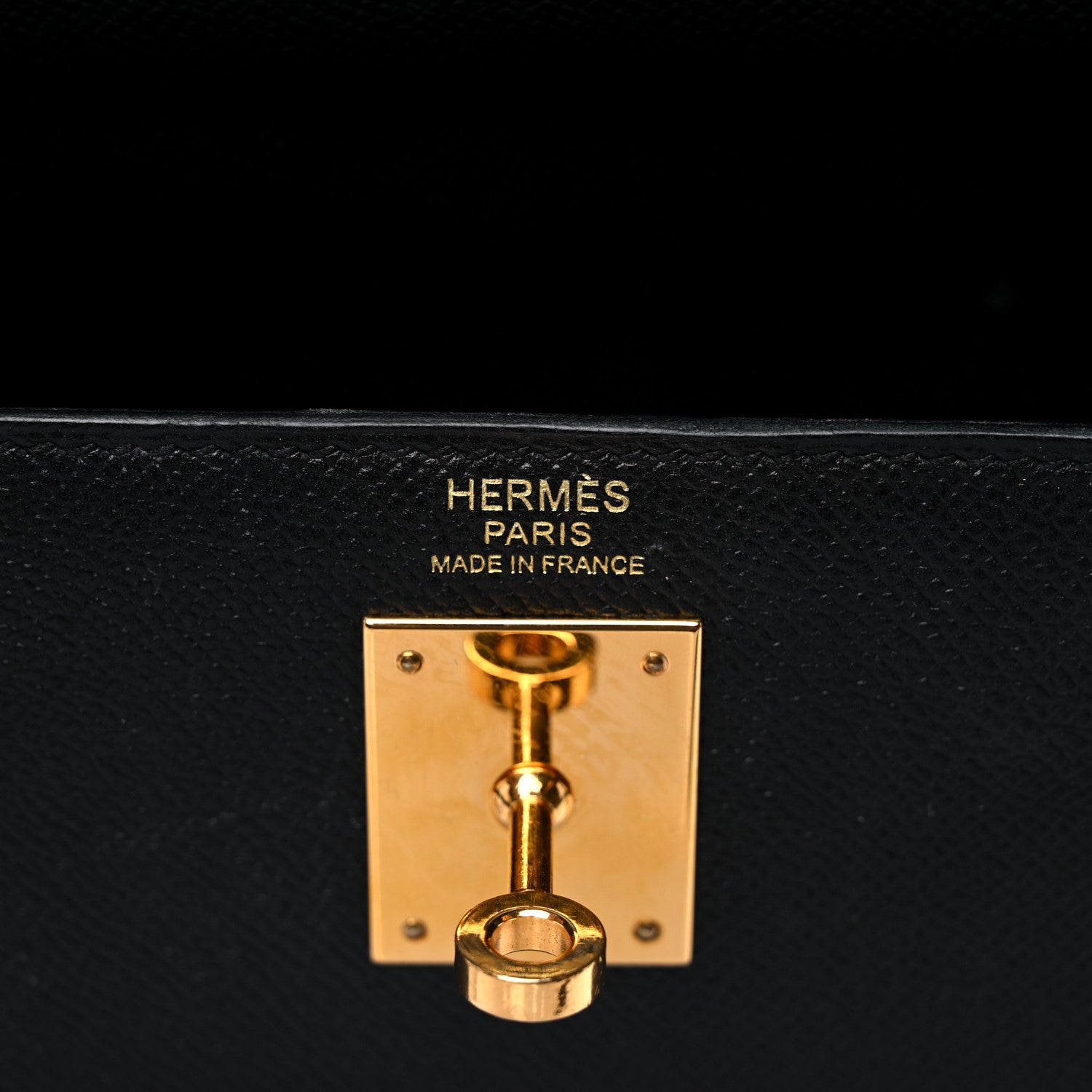 Hermes Epsom Kelly Sellier 32 Black 6 of 15
