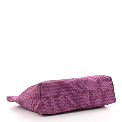 Bottega Veneta Nylon Large Intrecciolusion Tote Corallo 3 of 17