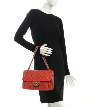 Chanel Perforated Calfskin Up In The Air Flap Red 3 of 8
