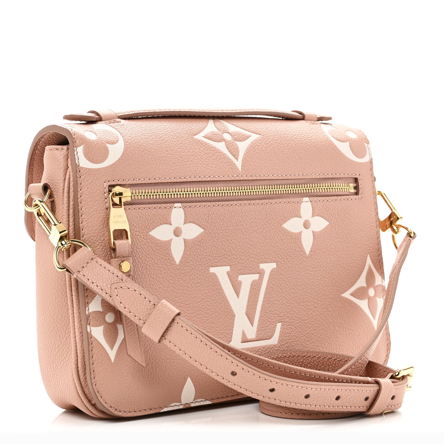 Louis Vuitton Empreinte Monogram Giant Pochette Metis Rose Trianon Cream 3 of 9