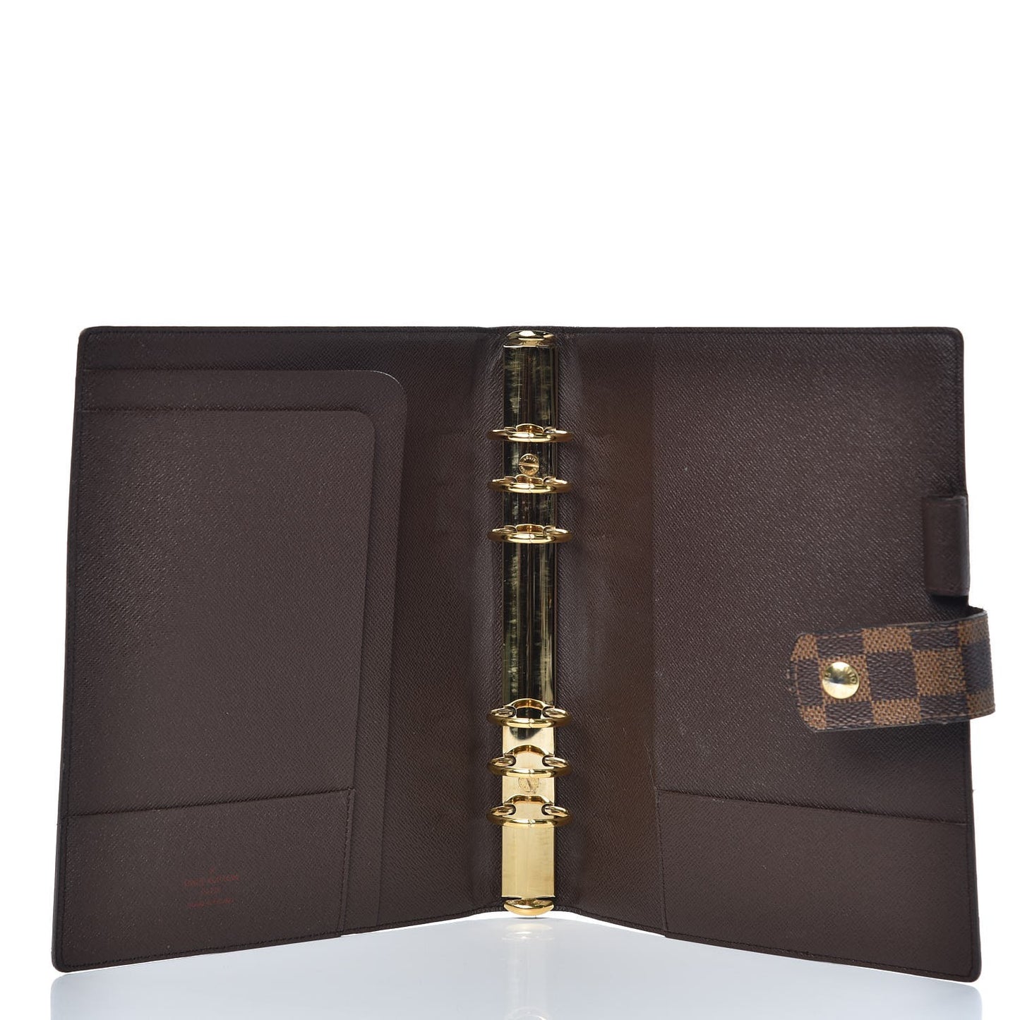 Damier Ebene Large Ring Agenda Cover
