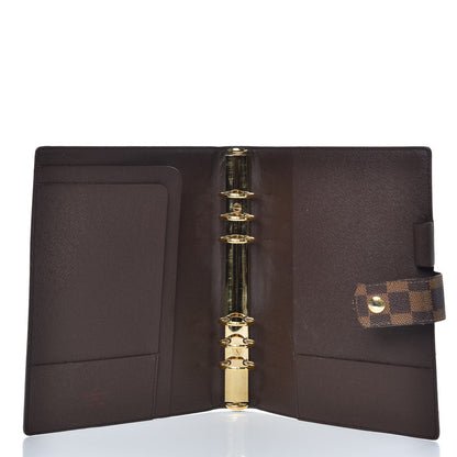 Louis Vuitton Damier Ebene Large Ring Agenda Cover 5 of 8