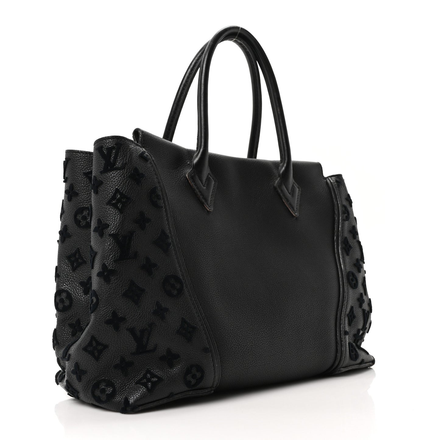 Veau Cachemire Tote W PM Black