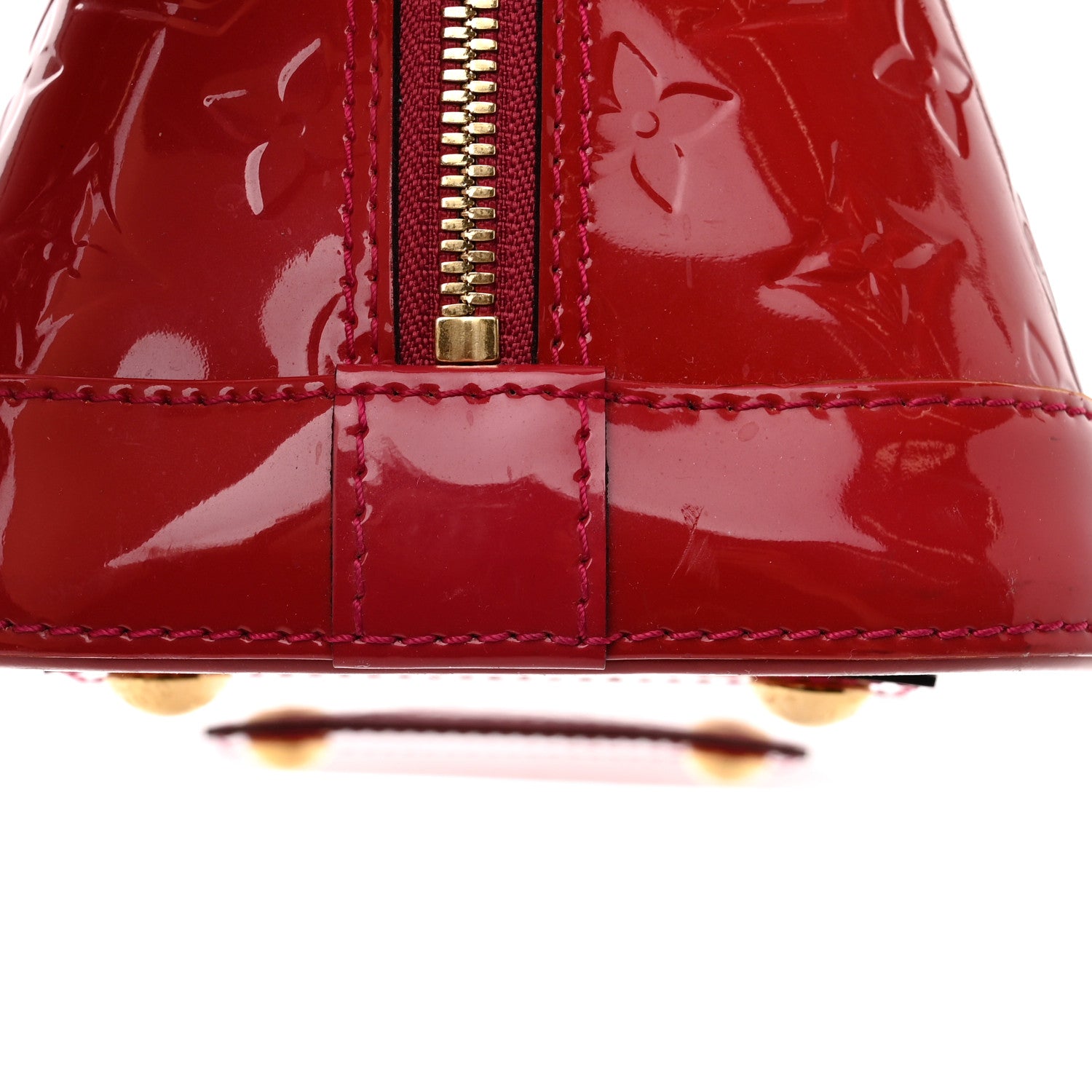 Louis Vuitton Vernis Alma PM Pomme D'Amour 11 of 13