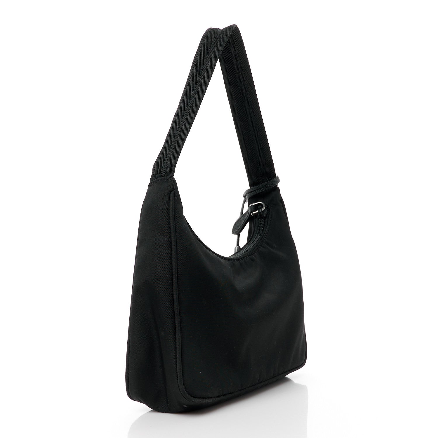 Prada Tessuto Nylon Mini Re-Edition 2000 Bag Black 3 of 13