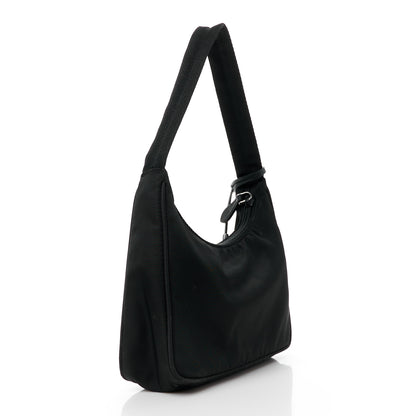Prada Tessuto Nylon Mini Re-Edition 2000 Bag Black 3 of 13
