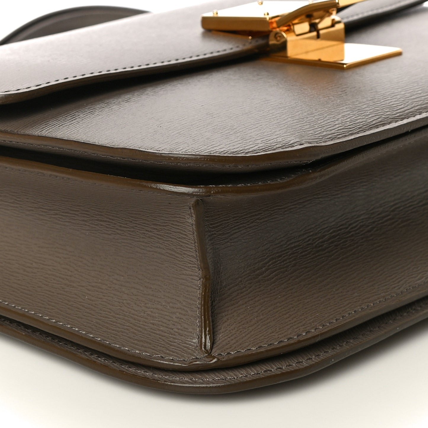 Liege Calfskin Medium Classic Box Flap Bag Souris