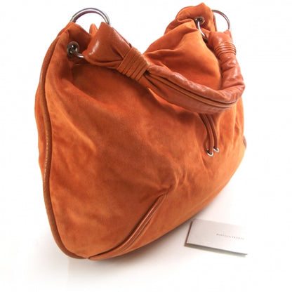 Bottega Veneta Suede Knot Hobo Orange 3 of 11