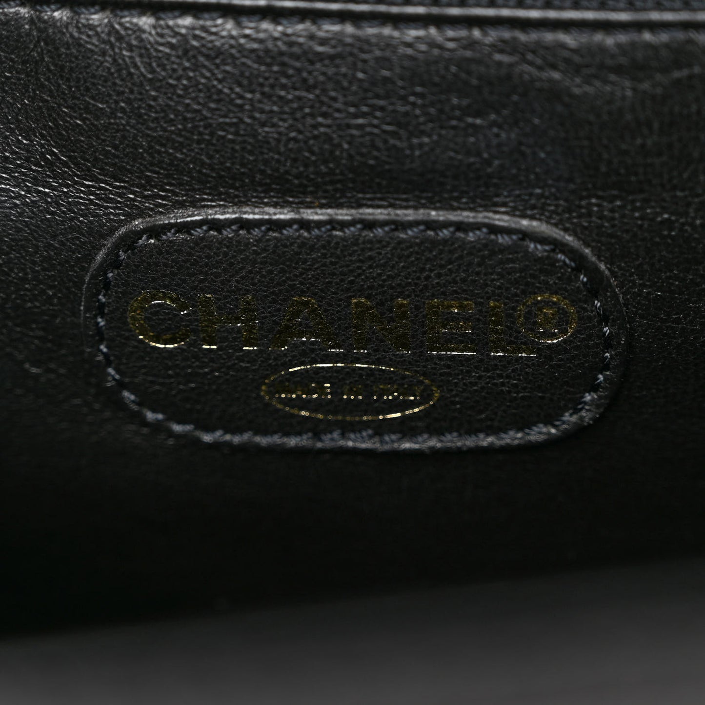 Caviar Flap Shoulder Bag Black