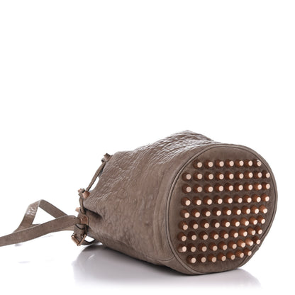 Alexander Wang Pebbled Lambskin Diego Bucket Bag Latte 4 of 16