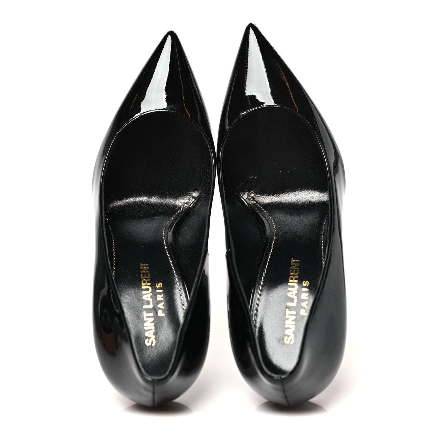 Saint Laurent Patent Opyum 110 Pumps 37 Black 2 of 11
