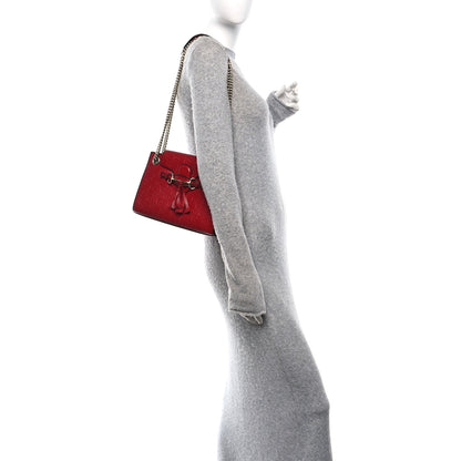 Gucci Guccissima Small Emily Shoulder Bag Red 2 of 12