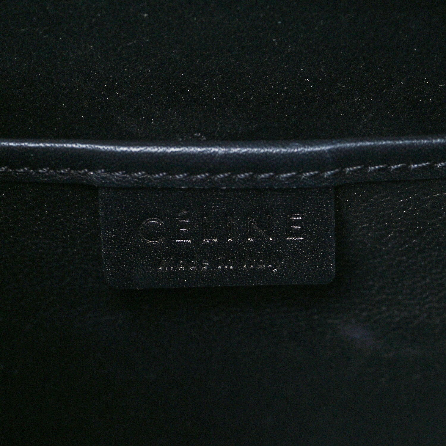 Celine Drummed Calfskin Suede Nano Tri-Color Luggage Amber 5 of 9