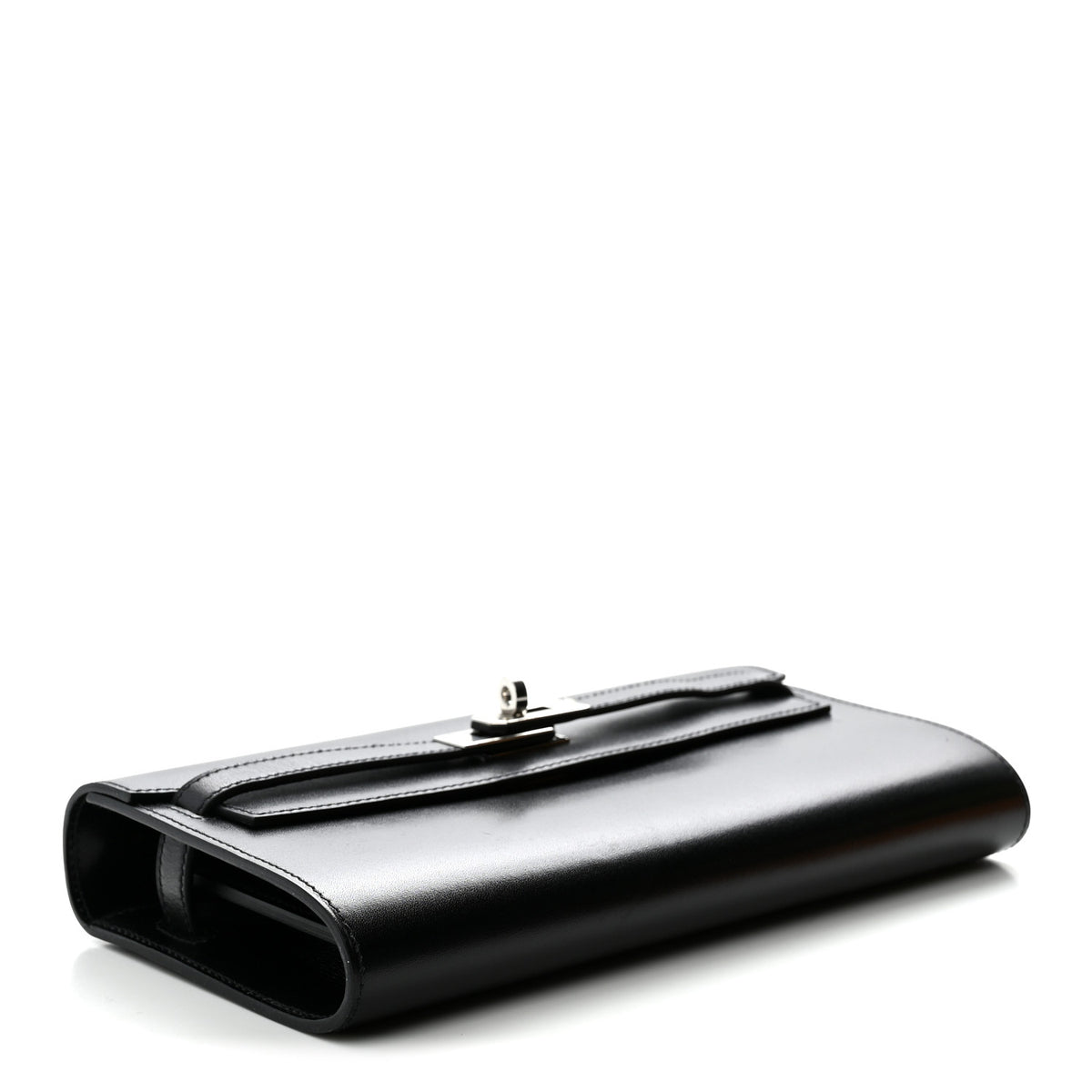 Hermes Box Kelly Wallet To Go Black 4 of 10