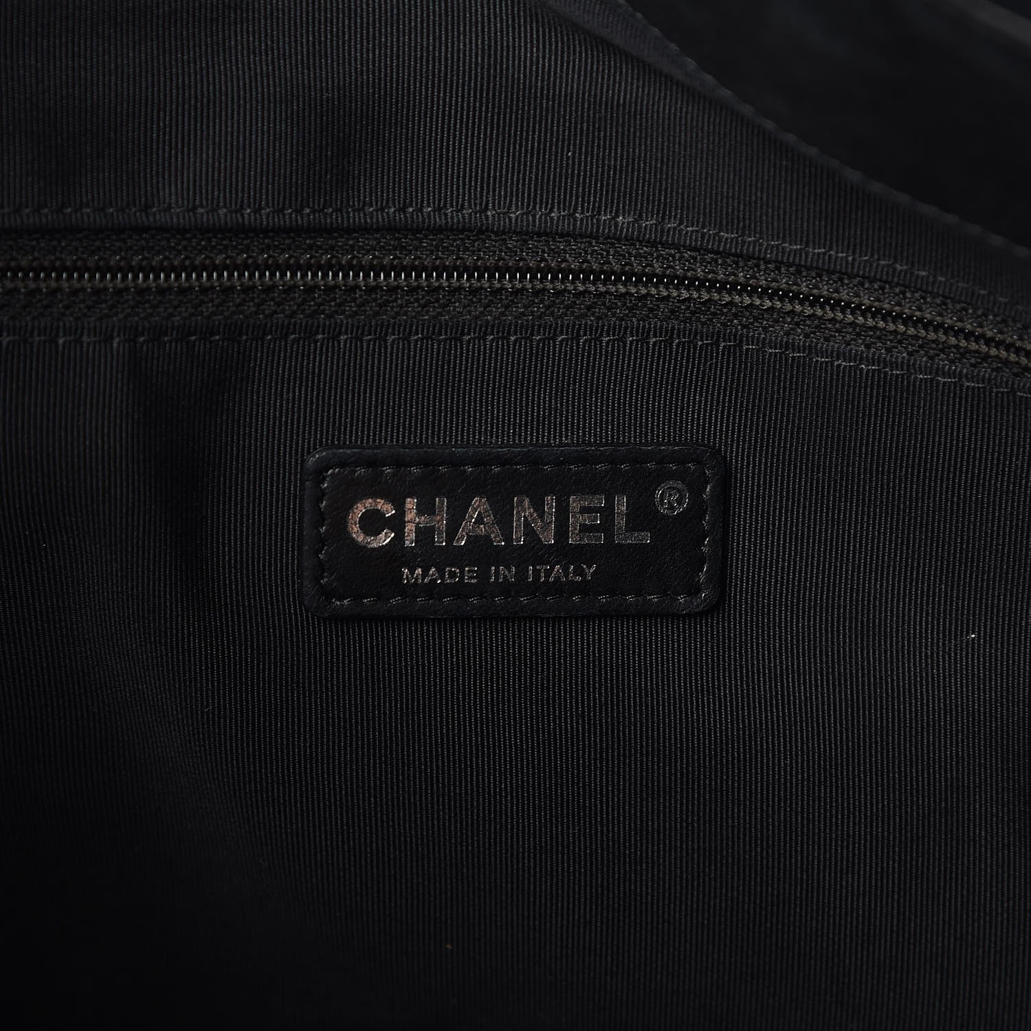 Chanel Lambskin Quilted Medium New Bubble North South Tote Black 6 of 9