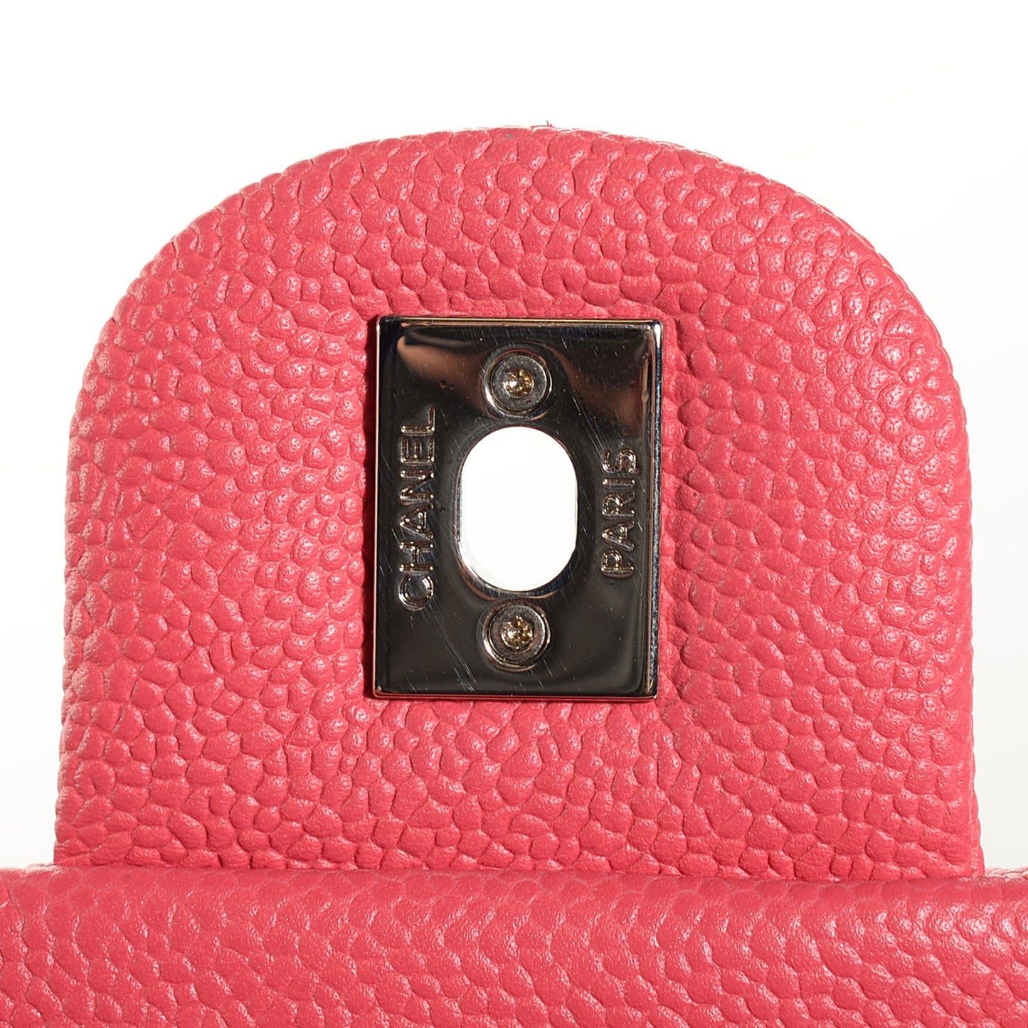 Caviar Quilted Jumbo Easy Flap Coral