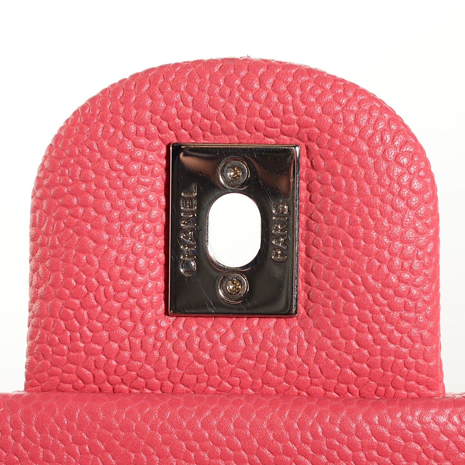 Chanel Caviar Quilted Jumbo Easy Flap Coral 9 of 9
