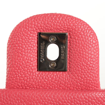 Chanel Caviar Quilted Jumbo Easy Flap Coral 9 of 9
